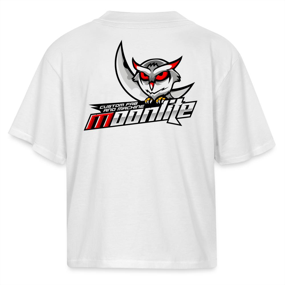 Women's Boxy Tee - white