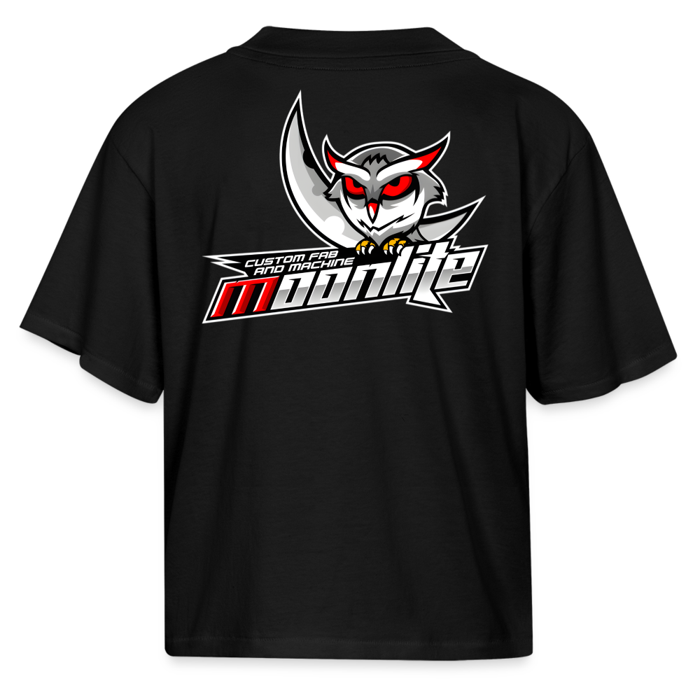 Women's Boxy Tee - black