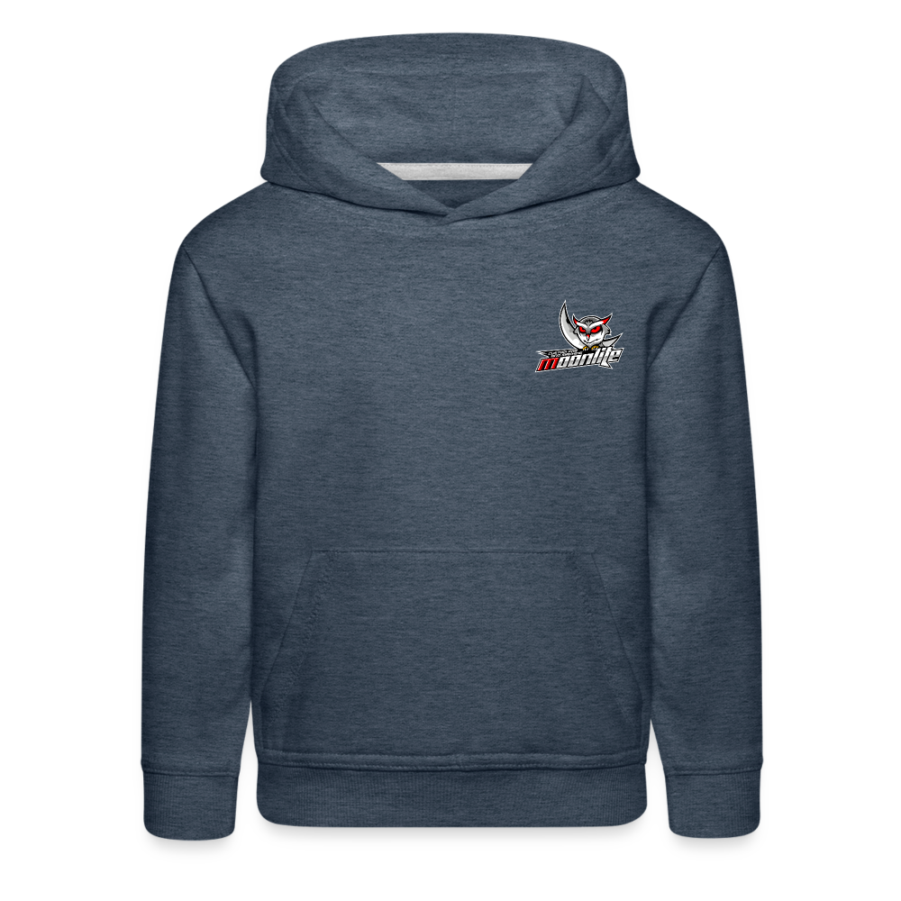 Kids‘ Premium Hoodie - heather denim